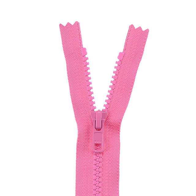 YKK 5ビスロンファスナー(5VS DA C) 止め 60cm 515.ホットピンク 08Co99_