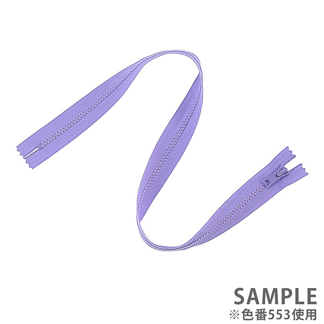 YKK 5ビスロンファスナー(5VS DA C) 止め 60cm 515.ホットピンク 08Co99_