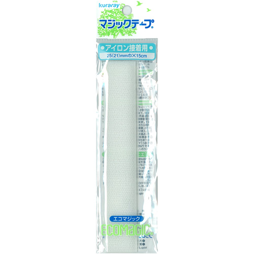 マジックテープ エコマジック アイロン接着（15RH） 白 08Cp99_