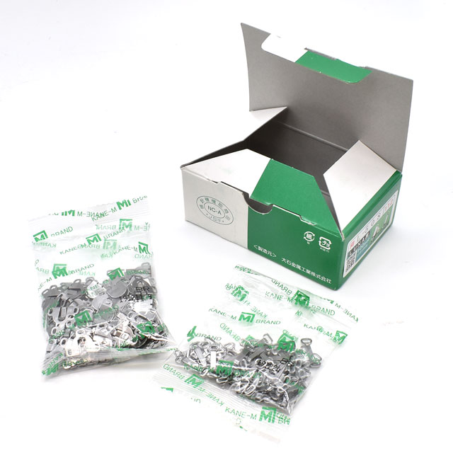 前カン（508K） 黒.ブラックニッケル 100組入 08Bg99_