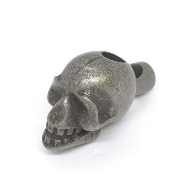 プラスチックパーツ スカル型コードロック(AST1019) BN.ブラックニッケル 08Bk99_