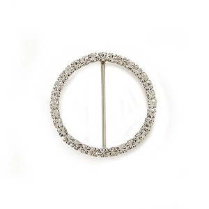 石付通しバックル(AZP6424) 40mm RH.シルバー土台 08Bg99_