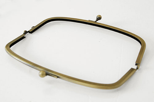 がま口 口金(CH-113) 約16.6cm幅 BN.アンティークゴールド 08Cl99_