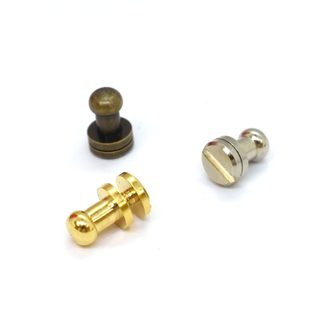 金属パーツ ギボシ 7mm(頭径5mm) ニッケル 08Cl99_