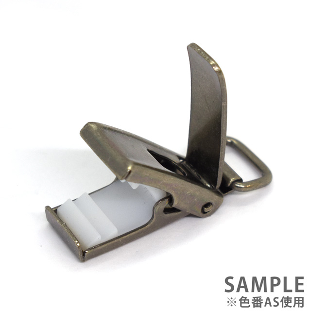 金属パーツ サスペンダークリップ(JTMP-172) 10mm幅テープ用 AG.アンティークゴールド 08Bk99_