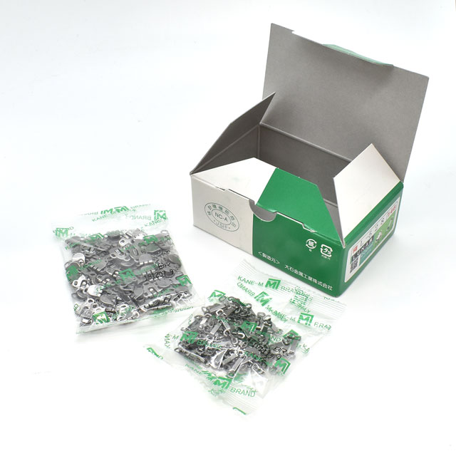 前カン（L-528） 黒.ブラックニッケル 100組入 08Bg99_