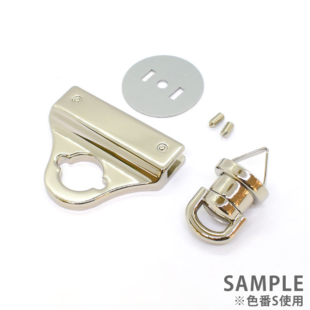 金属パーツ メルヘンアート ヒネリ金具 三角タイプ(S1081) S.シルバー 08Bk99_