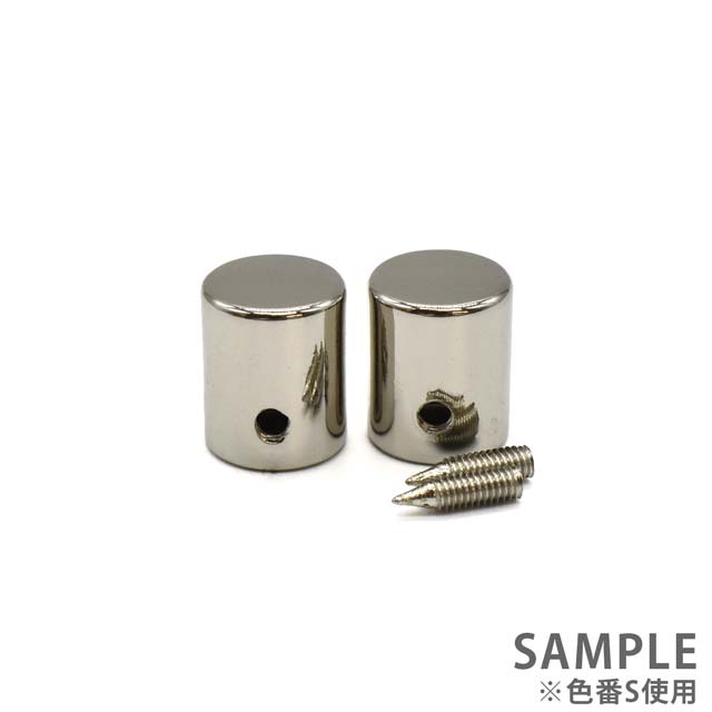 金属パーツ メルヘンアート コードキャップ/ネジ固定タイプ 8mm 2個入 S1176.シルバー 08Bk99_