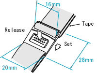 Nifco-ニフコ- プラスチックパーツ 差し込みバックル(FR15) 15mm幅テープ用 1個入 08Bk99_