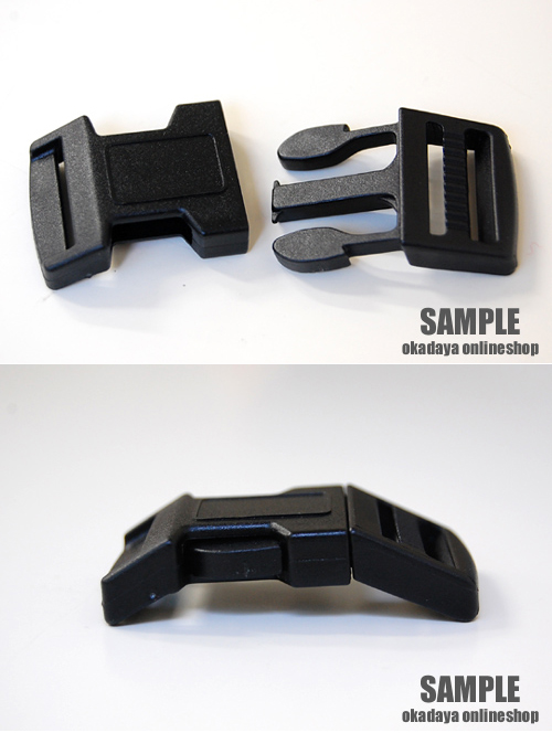 Nifco-ニフコ- プラスチックパーツ 差し込みバックル(SRC20) 20mm幅テープ用 1個入 08Bk99_