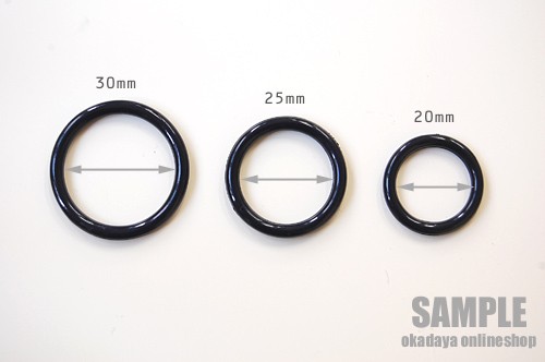 プラスチックパーツ 丸カン 25mm 赤 99Zz99_