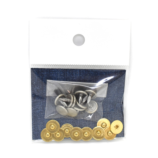 補強金具 6Rリベット 8mm BX.ゴールド 08Bg99_