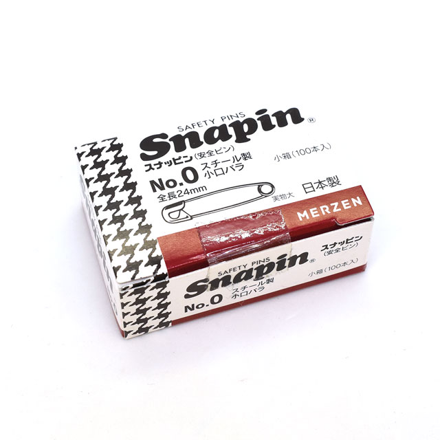 安全ピン スナッピン 小口バラ No.0(WA0009) ニッケル 08Ac99_