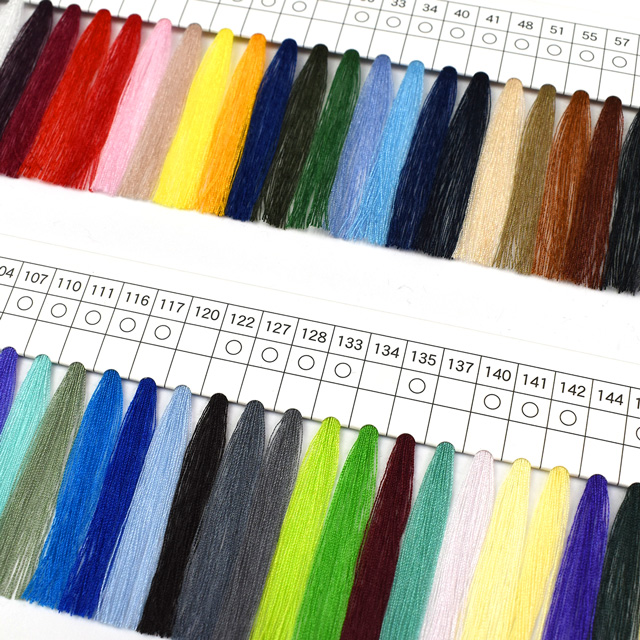 糸見本帳 ベビーロック・ウーリーロック カラーサンプル帳 08Ab99j