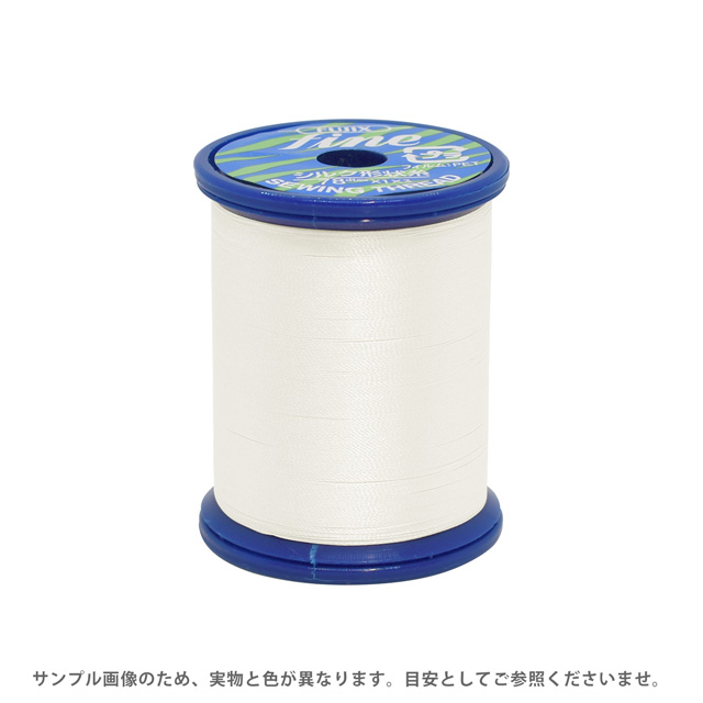 ミシン糸 フジックス ファイン 50番 200m巻(F50) 色番401.白 08Ab99_