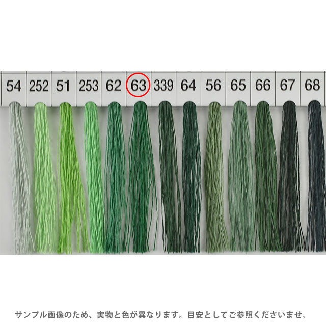 ミシン糸 シャッペスパン 60番 200m巻 色番63 15Yy88_