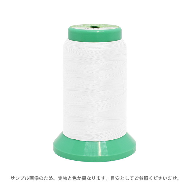 ロックミシン糸 フジックス 巻きロック 100番 1000m巻(F86) 色番401.白 08Ab99_