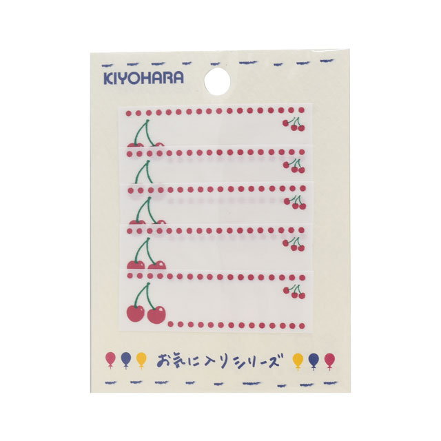 ネームラベル お気に入りシリーズ（MOW-761） SS さくらんぼ 08Bf99_