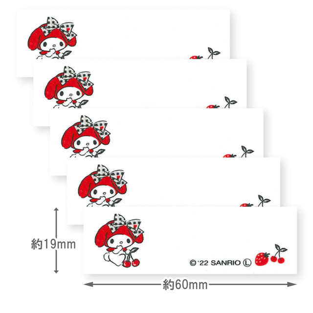 ネームラベル サンリオ(RIO-3113) MM マイメロディ 08Bf99_