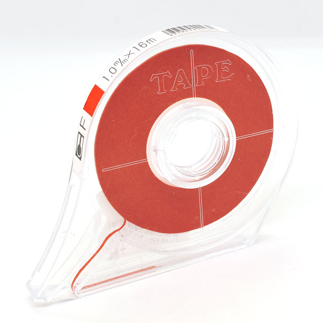 製図用品 ボディーラインテープ（ICテープ） ケース 1.0mm 赤 08Aa99_