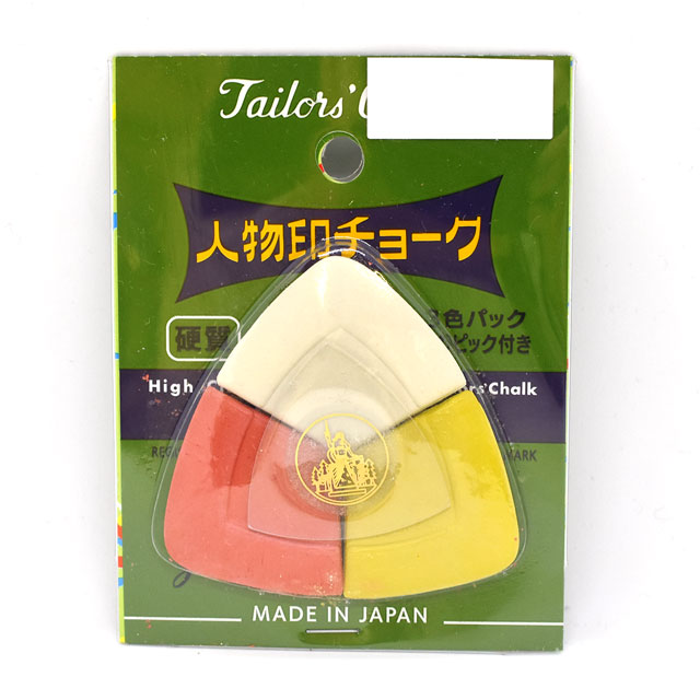 人物チャコ 人物印チョーク 3色 硬質(1428050) 08Ac99_