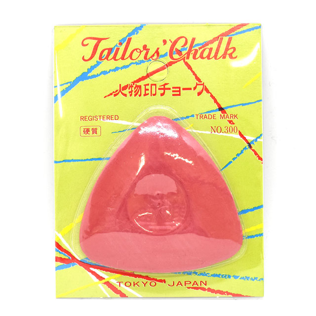 人物チャコ 人物印 チョーク パック式 硬質(NO-00103) 赤 08Ac99_