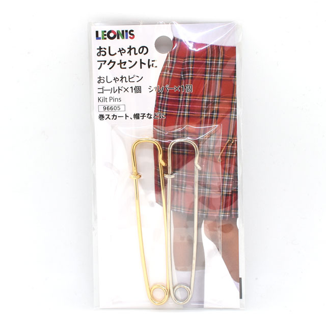 レオニス キルトピン おしゃれピン(96605) ゴールド・シルバー 08Ac99_