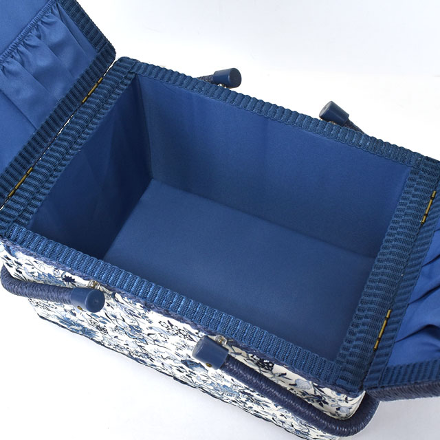 ソーイングバスケット LIBERTY FABRICS リバティ・ファブリックス/Rachel使用(SCBL-3638028) Lサイズ ZE.ブルー 15Yy88_