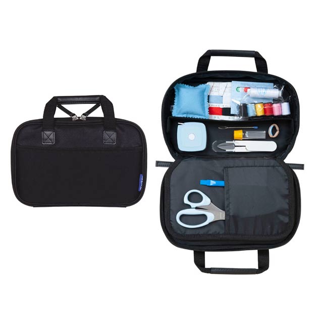 ミササ ソーイングセット オープンファスナーバッグ(638-7) ブラック 08Bd99_