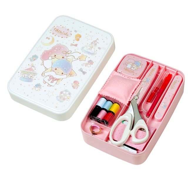 ミササ ソーイングセット うす型タイプ キキ&ララ(1491) ホワイト 08Bd99_