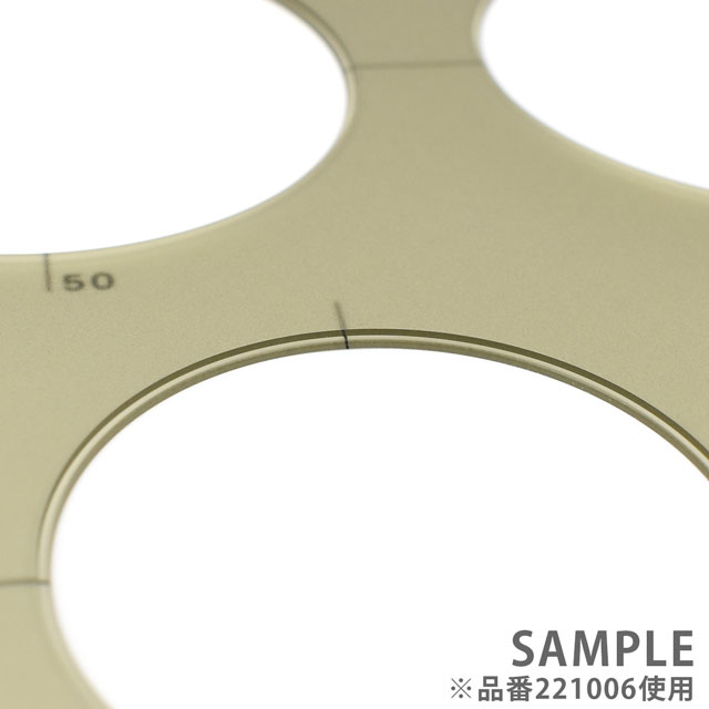 ドラパス テンプレート 円定規 E107 極大(221006) 08Aa99_