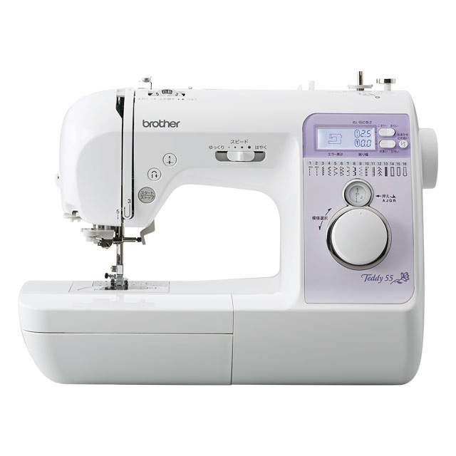 ミシン 2機種セット brother-ブラザー- コンピューターミシン テディ55&ロックミシン かがりIV(かがり4) 14Yy88j