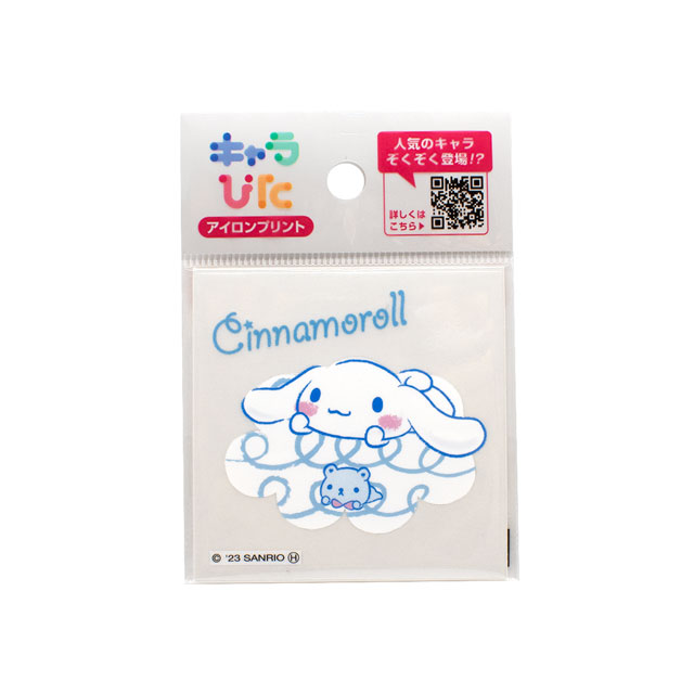 キャラぴた シナモロール アイロンプリントシート(SR-E-CN3-mi4) ミニサイズ 3.雲の上のシナモン 08Bf99_