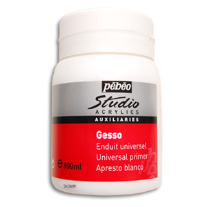 ペベオ ホワイトジェッソ（白地用下地剤） 500ml 07Bf99_