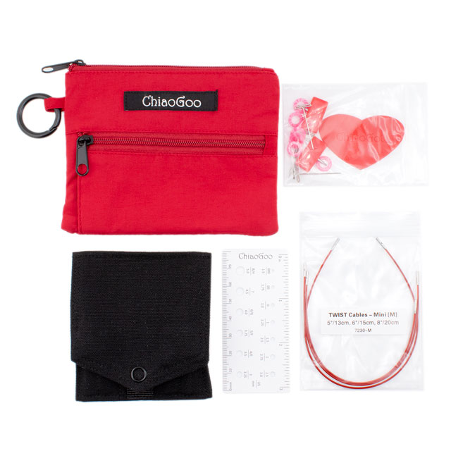 Chiao Goo-チャオグー- TWIST Shorties IC Knitting Set 付替え輪針セット(7230) M 06Cq99_