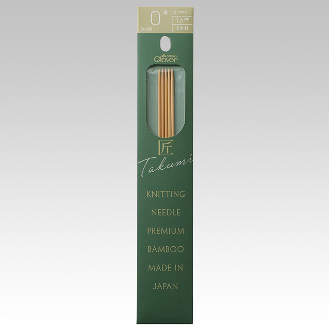 クロバー 匠 棒針 5本針 短16cm 0号（54-350） 06Cq99_