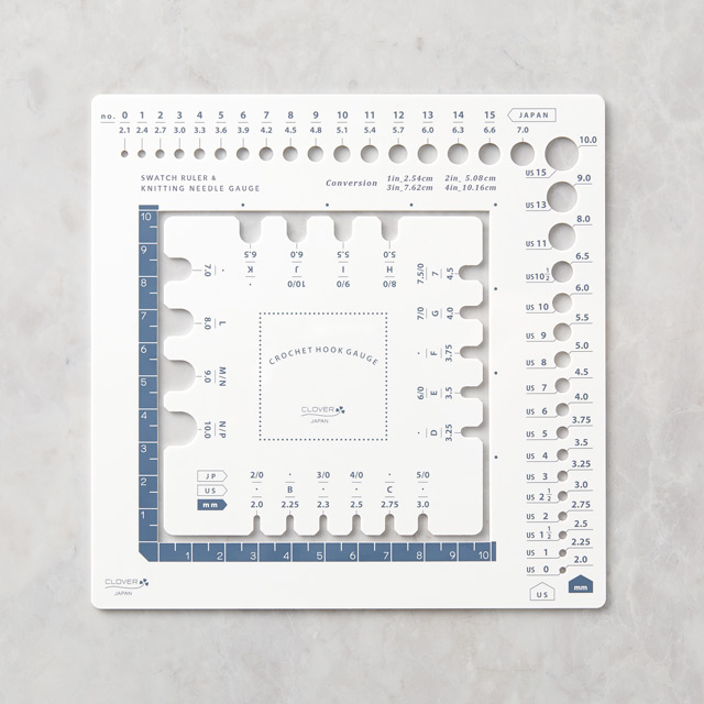 クロバー ニットゲージ「トリオ」(55-803) 06Cq99_
