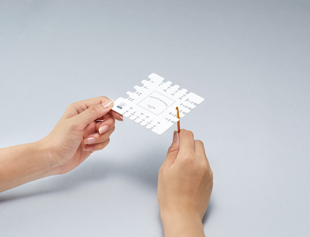 クロバー ニットゲージ「トリオ」(55-803) 06Cq99_