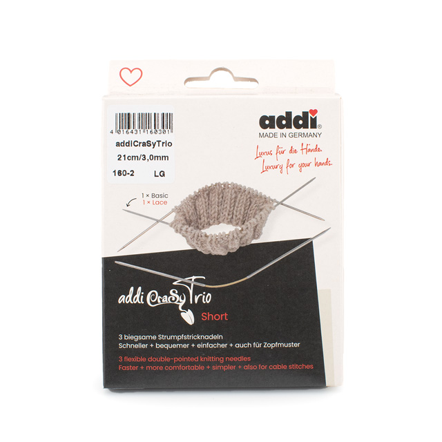 CraSy Trio-クレイジートリオ- 編み針 3mm/21cm 3号（160-2） 06Cq99_