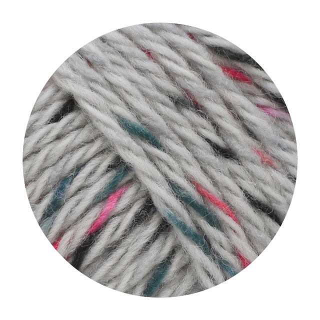 毛糸 ダルマ(横田) チップスパイラル 2.ライトグレーベース 99Zz99_