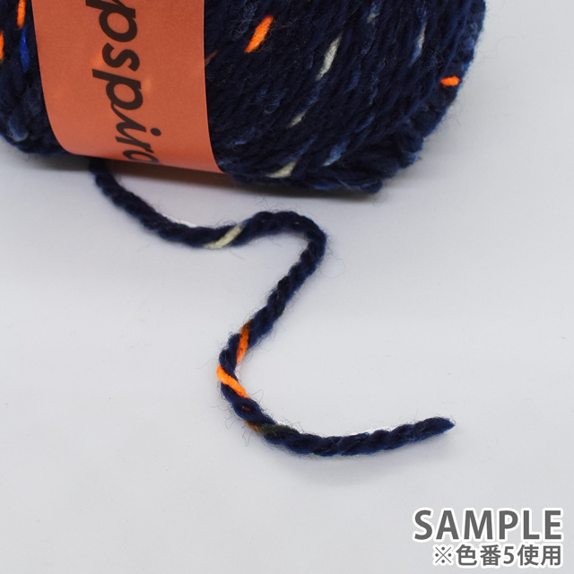 毛糸 ダルマ(横田) チップスパイラル 2.ライトグレーベース 99Zz99_