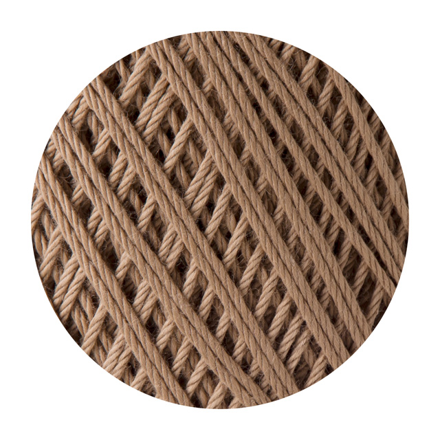 ダルマ(横田) レース糸 #20 4.うす茶 06Bn99_