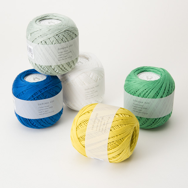 ダルマ(横田) レース糸 #20 4.うす茶 06Bn99_