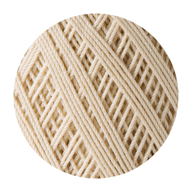 レース糸 ダルマ(横田) 鴨川 #18 102.アイボリー 06Bn99_