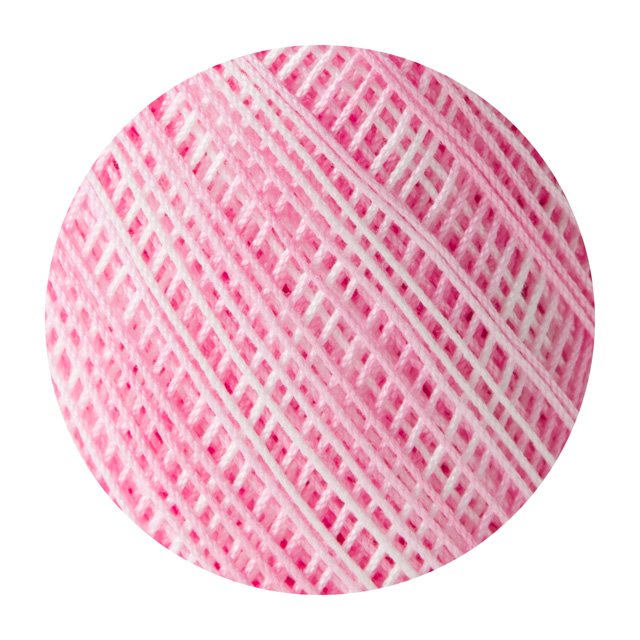 ダルマ(横田) レース糸 #40 紫野 かすり 10g 色番51 06Bn99_