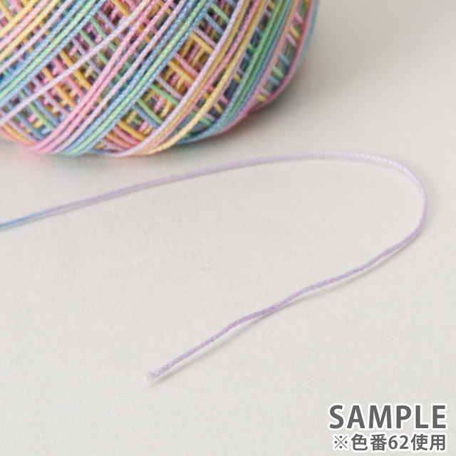 ダルマ(横田) レース糸 #40 紫野 かすり 10g 色番51 06Bn99_