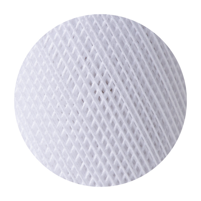 ダルマ(横田) レース糸 #40 紫野 25g 1.白 06Bn99_