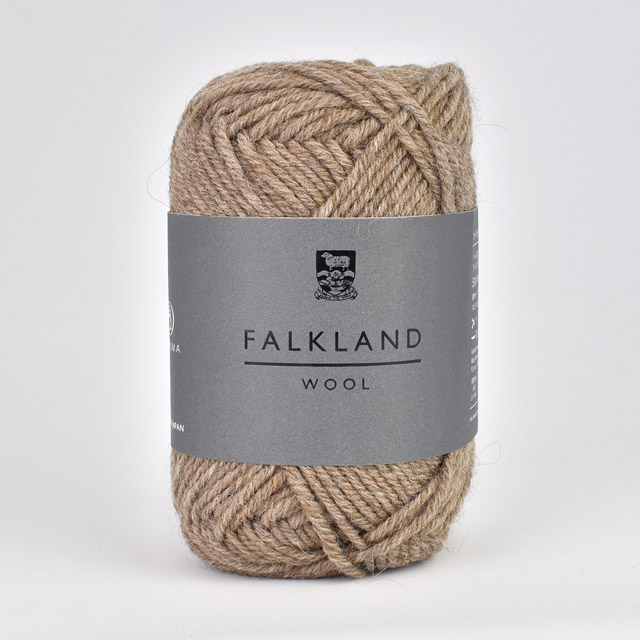 毛糸 ダルマ(横田) フォークランドウール 3.ブラウン 06Co99_