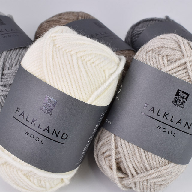 毛糸 ダルマ(横田) フォークランドウール 3.ブラウン 06Co99_