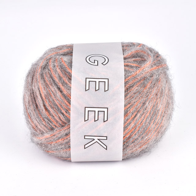 3.グレー×ネオンオレンジ